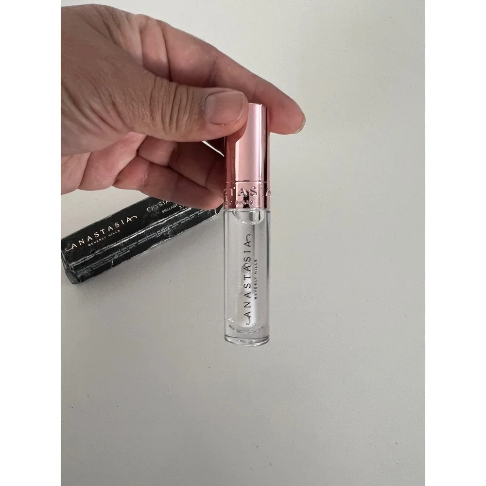 Anastasia Beverly Hills Crystal Lip Gloss Shade Glass Clear High Shine 0.105oz